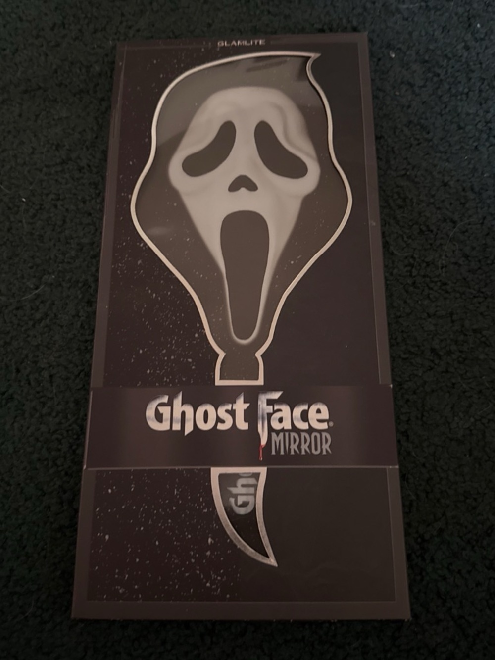 Ghost Face Mirror - Black